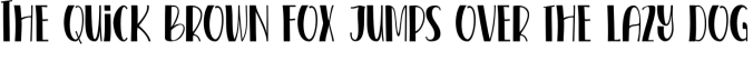 Humback Whale Font Preview