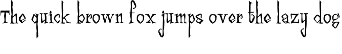 Necrophobia Font Preview