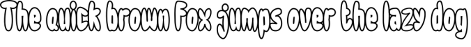 Sweet Bubble Font Preview