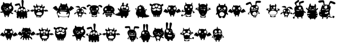 Little Monsters Font Preview
