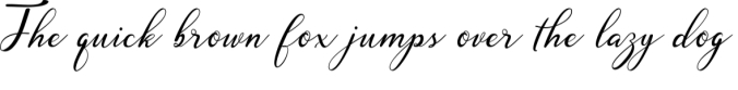 Zanthia Script Font Preview