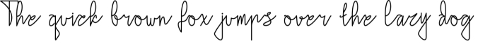 Uttarha Handwriting Font Preview