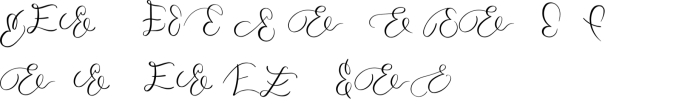 Monogram E | Monofont Caps E Font Preview