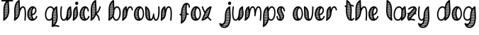 Minkem Stripe Font Preview