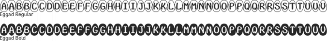 Eggad Font Preview