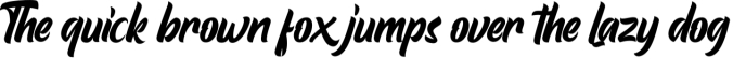 Mistrain Font Preview