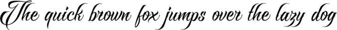 Raven Script Font Preview