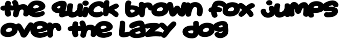 Toon Balloon Font Preview