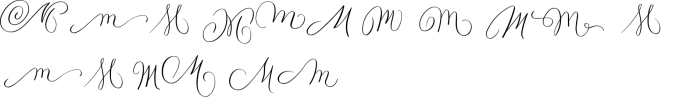 Monogram M | Monofont Caps M Font Preview