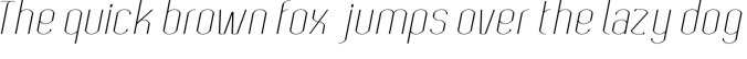 Bokeseni UltraLight Italic Font Preview
