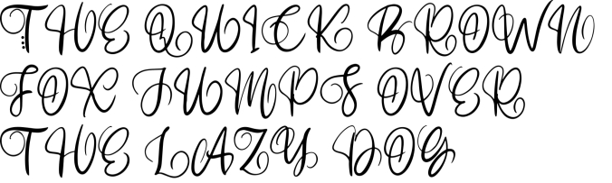 Curly Windy Font Preview