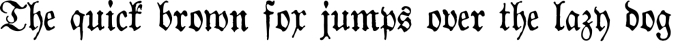 1883 Fraktur Font Preview