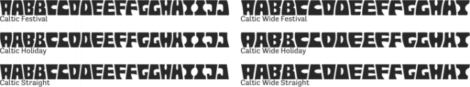 Caltic Font Preview