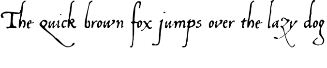 1491 Cancellaresca Font Preview