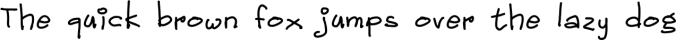 Children Handwritten Font Preview
