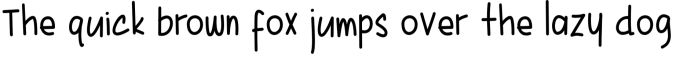 Karenina Handwriting Font Preview
