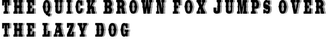 Wide Saloon Font Preview