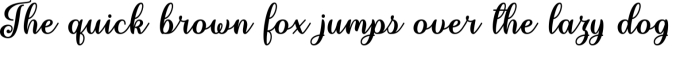 June Calligraphy Font Preview