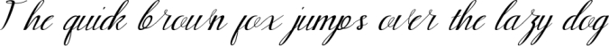 Amelia Font Preview