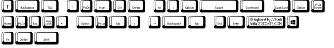 Keyboard Font Preview
