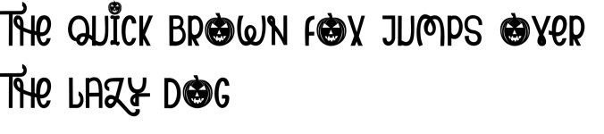Pumpkin Hollowens Font Preview