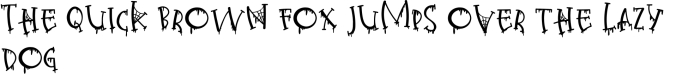 Happy Haunted Holidays Font Preview
