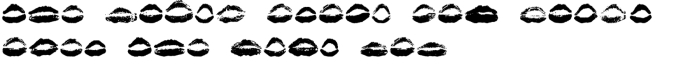26 More Kisses Font Preview