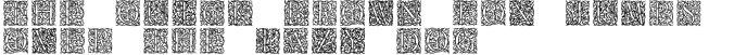 English Arabesque Revival 1900 Font Preview