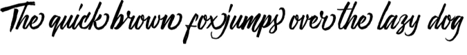 Messy Script Font Preview