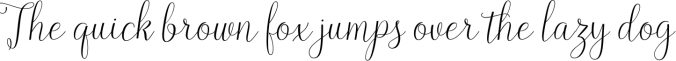 Butterfly Script Font Preview