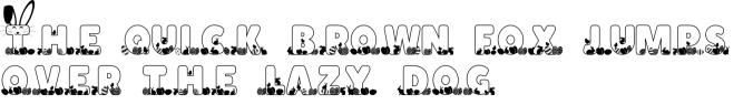Easter Joy Bunnies Font Preview