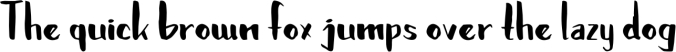 Brushylicious Font Preview