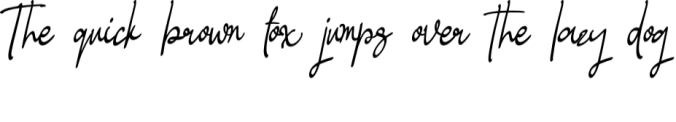 Glastia Monoline Font Preview