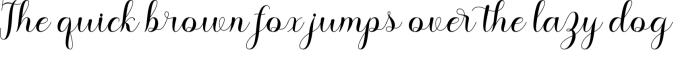 Wisterya Script Font Preview