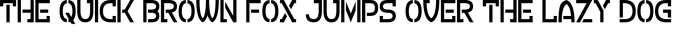 Crevice Stencil Font Preview