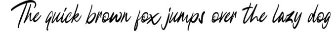 Eberthany Brush Font Preview