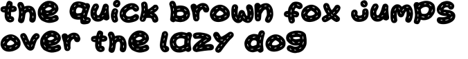 Kawaii Stitch Font Preview