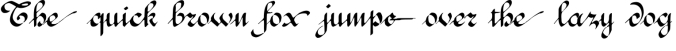 1890 Registers' Script Font Preview