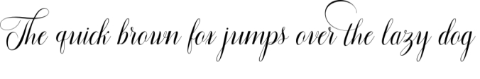 Floural Script Font Preview