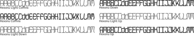 Hexonu Font Preview