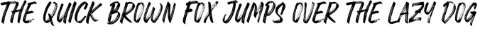 Rawk Brush Font Preview