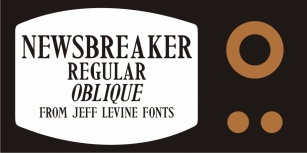 Newsbreaker JNL Font Download