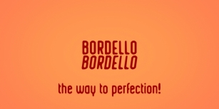 Bordello Font Download