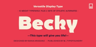 Becky Font Download