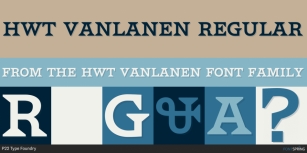 HWT Vanlanen Font Download