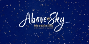 Above The Sky Font Download