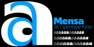 Mensa Font Download