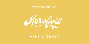 Aerofoil Font Download