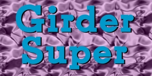 Girder Super Font Download