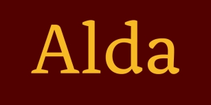 Alda Font Download